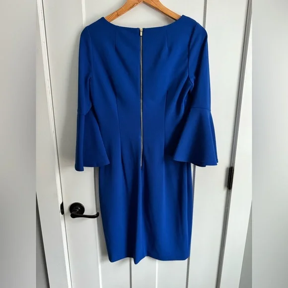 CALVIN KLEIN Cobalt Blue Dress 6 - Picture 9 of 10